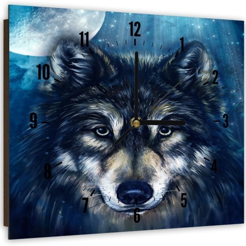 Analoge Wanduhr Wolf 3 Geräuschlos