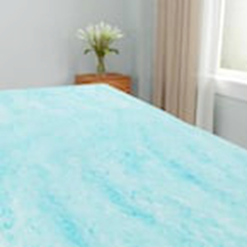 Omne Sleep Plush 3 Inch Memory Foam Cooling Mattress Topper, Full