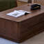 Table de bout en noyer noir-109697293