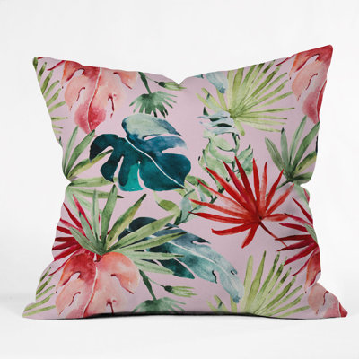 Marta Barragan Camarasa Tropical Paradise Indoor/Outdoor Throw Pillow