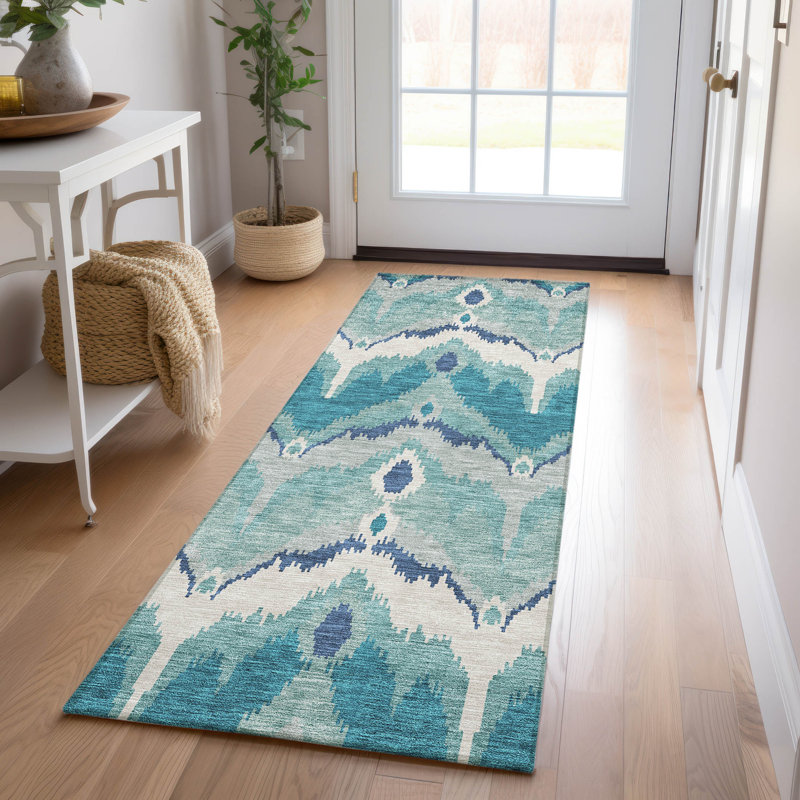 Tapis intérieur / extérieur Neysa, Tapis de couloir 2 pi 3 po x 7 pi 6 po