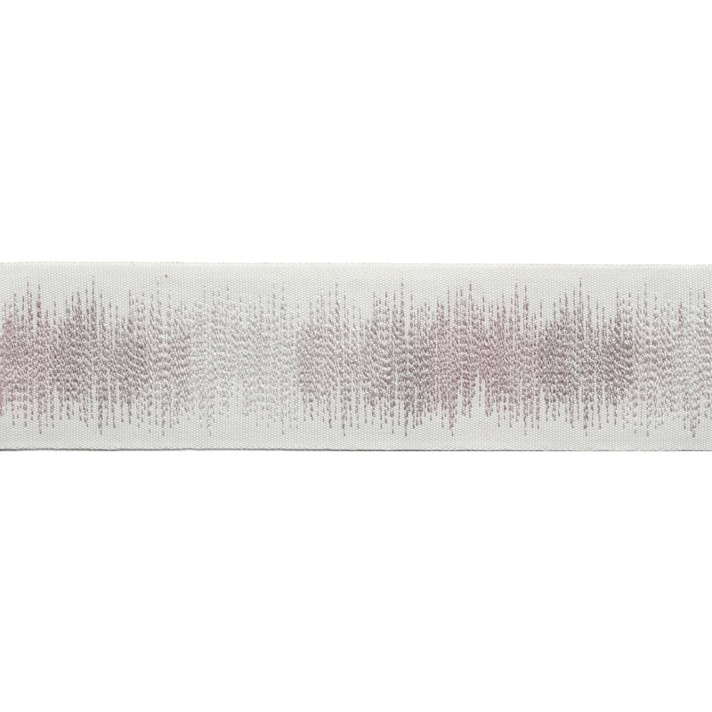 Tissu de bordure à résonances, Rose / blanc