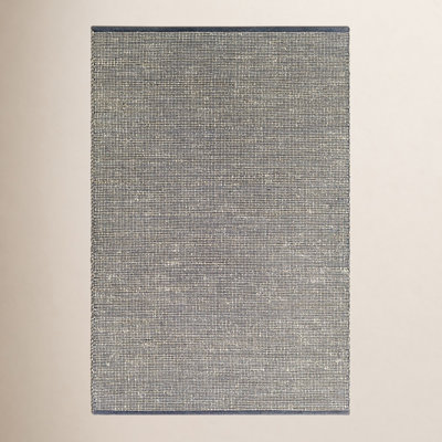 Inge Hand-Woven Checkered Jute Rug