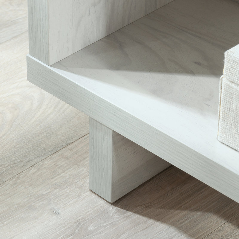 Gray Adjustable 5-Shelf Engineered Wood Bookcase