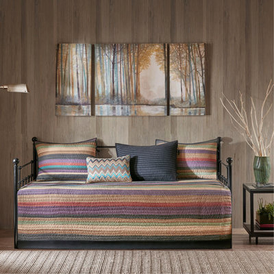6 Piece Reversible Daybed Cover Set Multi Daybed