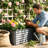  8x4x2ft Galvanized Raised Garden Bed Kit, Metal Planter Boxes Outdoor With Easy Assembly, Large Garden Bed For Vegetables, Fruits, Flower, Herbs Rectangle Silver