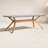 Amira Rectangular Outdoor Dining Table With Umbrella Hole , 87'' in. W 40'' in. D-127889622