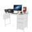 47.3"Office Desk With Power Outlet (Not Including Office Chairs)