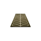 Hand Tufted Wool Abstract Area Rug in Olive