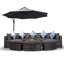 Tommy 8 Seater Rattan Conversation Set