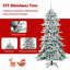 Sapin de Noël artificiel vert enneigé 7 pi Snow