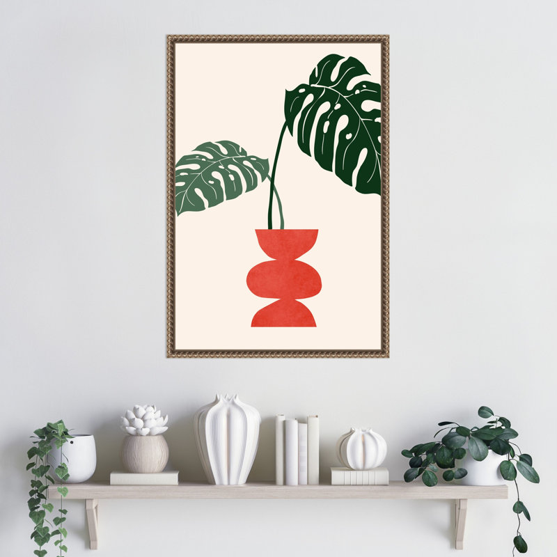 «Sweet Days Are Blooming» par Eins Kubistika, reproduction d'art sur toile encadrée, H 23 po x l 16 po