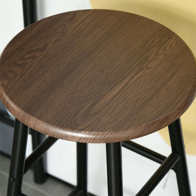 Langworthy 2 - Person Dining Set, Brown/Black