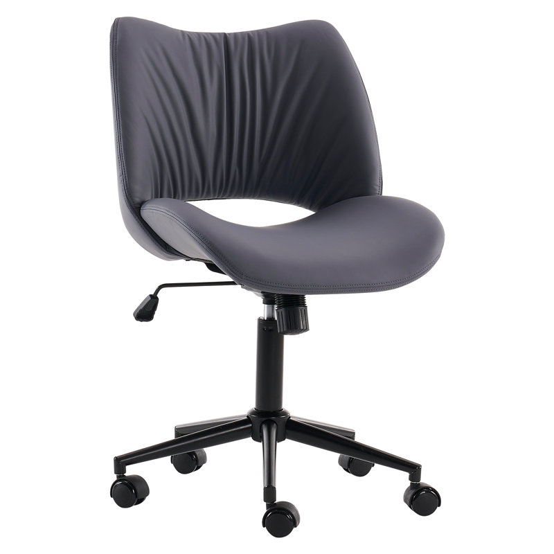 Chaise de bureau Natalka, Mauve gris