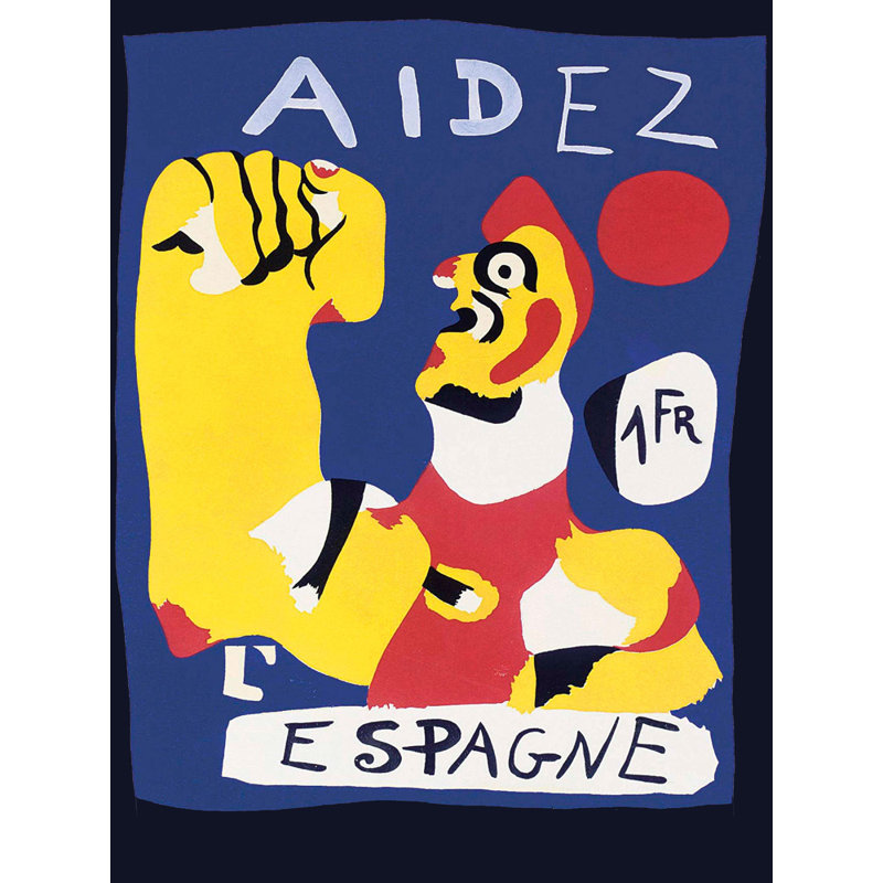 Aidez l'espagne, H 18 po x l 14 po