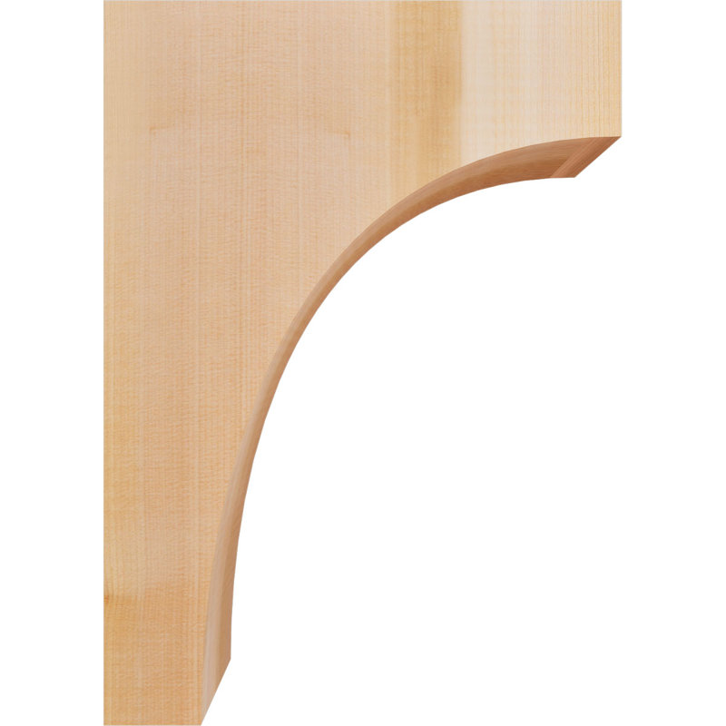 Huntington Corbel, H 14 po x l 3,5 po x P 10 po, Lisse, Cèdre rouge