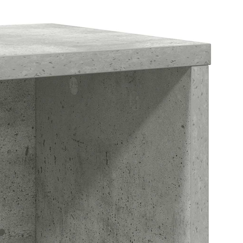 Shevetta 85cm H x 60cm W Bookcase, Concrete Grey
