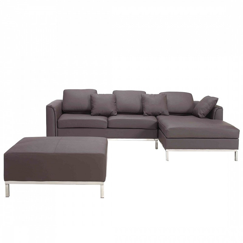 Spain 3 - Piece Living Room Set, Brown