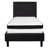 Aluino Panel Tufted Platform Bed and Memory Foam Pocket Spring Mattress-727385605-727385609