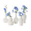 Ensemble de 5 vases décoratifs traditionnels en porcelaine peinte à la main, H 6,25 po