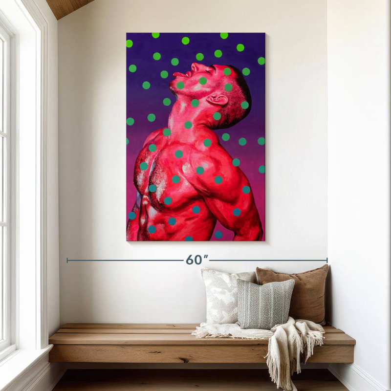 Leisha Ultraviolet Guy, 48" H x 32" W