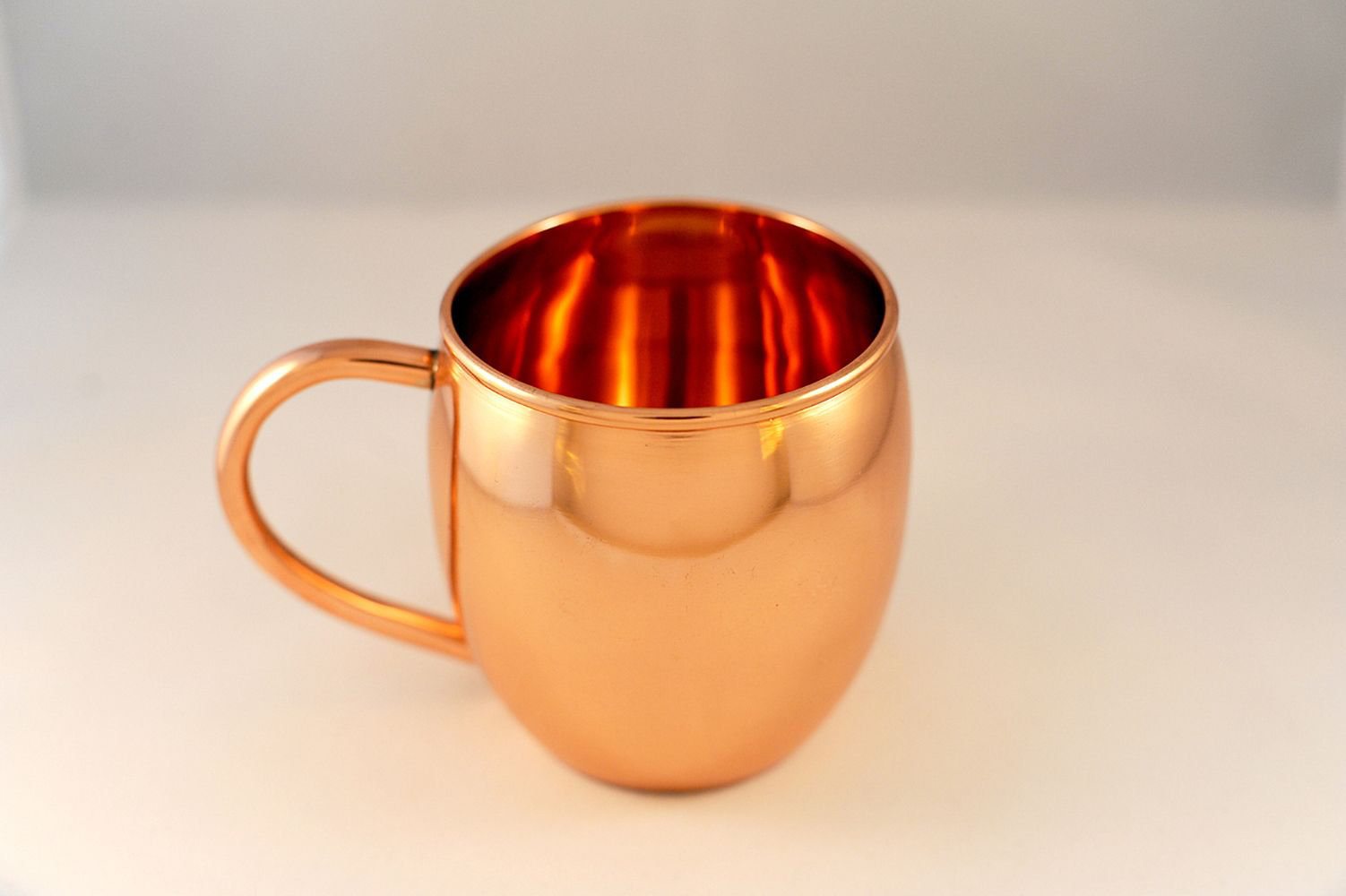 House of Hampton® 100 Pure Hammered Copper Mug Barrel Shaped Copper