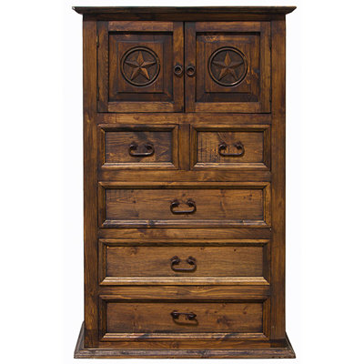 Commode avec étoile sculptée