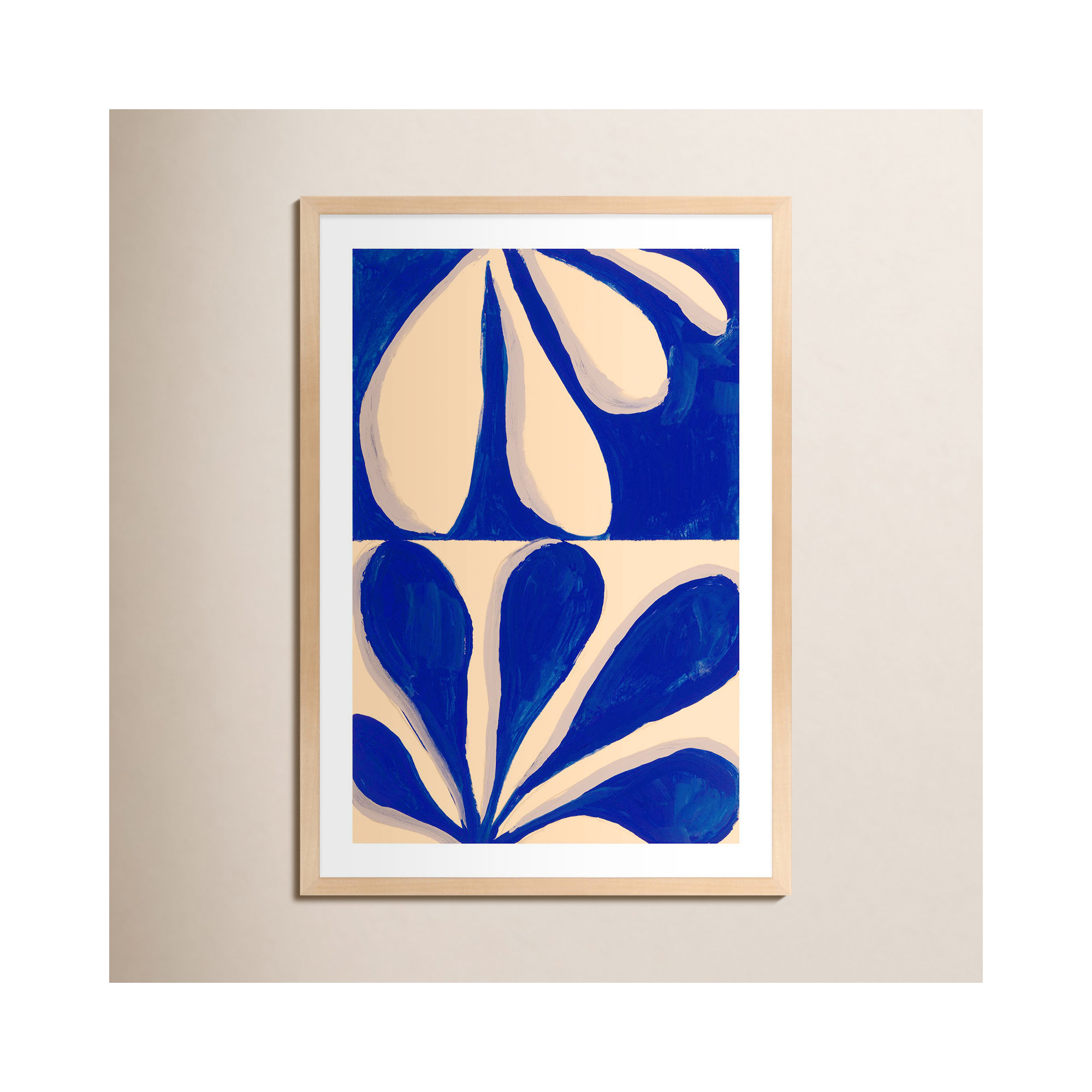Vice Versa by Andrea Stokes, Maple Framed, 17.5" W x 25" H