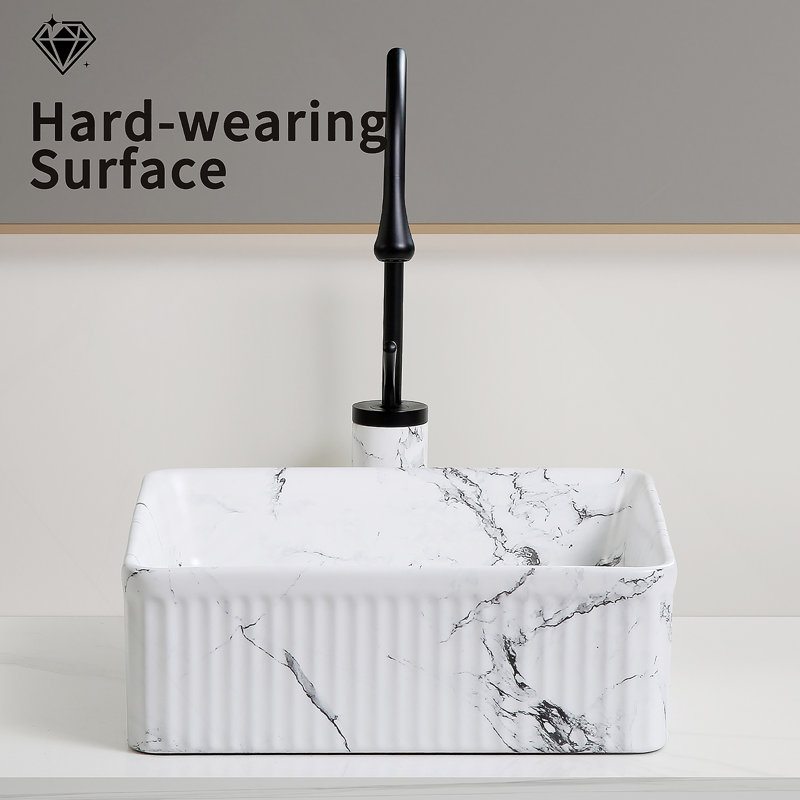 Square Vessel Sink, Bathroom Vessel Sink For Vanity