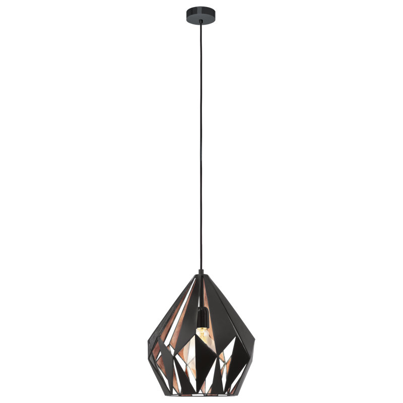 Sarai 1 - Light Geometric Pendant, Copper