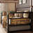 Metal Daybed Heavy Duty Black Pipe Frame with Convertible Trundle Twin Size Daybed for Small Spaces (Brown)-1611224719