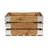 Gracie Oaks Solid Wood Decorative Bin