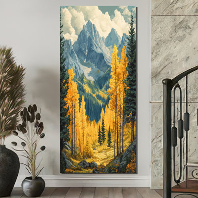 Échos de la forêt de Genève au sommet de l'Alaska II - décoration murale Alaska