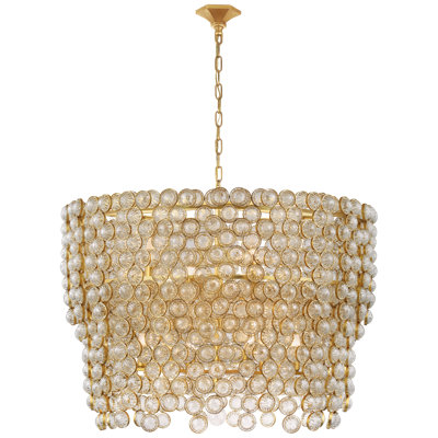 Julie Neill Milazzo Large Waterfall Chandelier