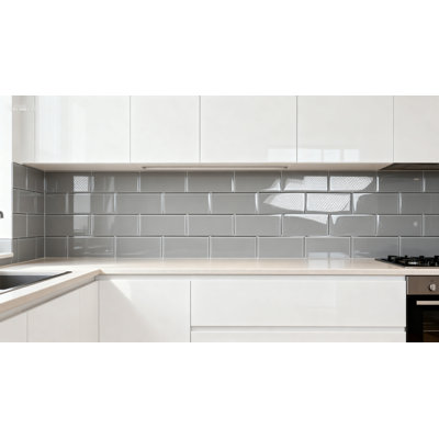 Metro 3 in. x 6 in. Glass Straight Edge Subway Wall & Pool Tile