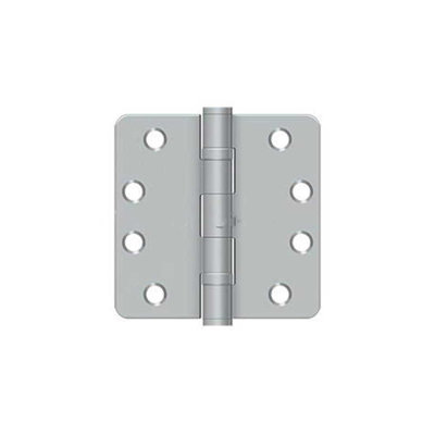 Charnière à billes en nickel brossé 4 "x 4" x 1/4 "Deltana S44R4HDB15