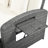 Pe With Adjustable Back And Cushion Storage Function - Outdoor, White Double Chaise Lounge Rust Resistance Garden Furniture-1156369644