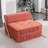 Orange Folding Sofa-379571303