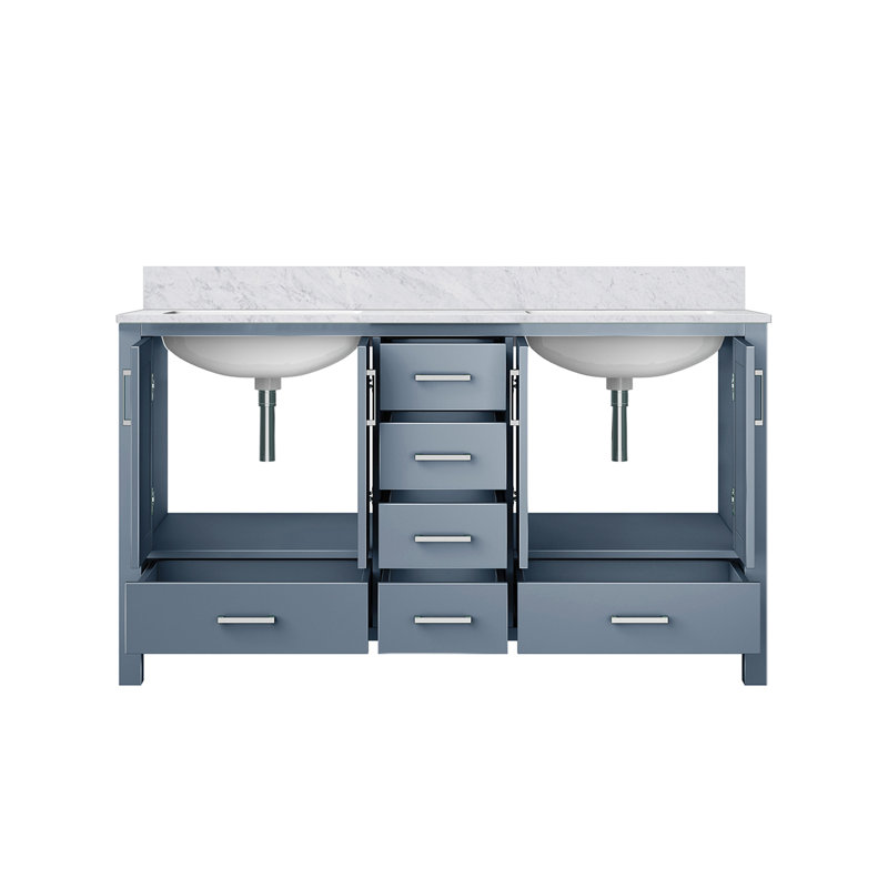 Double Bath Vanity with Marble Top
