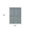 Tapis d'intérieur lavable à motif géométrique gris 5 pi x 8 pi