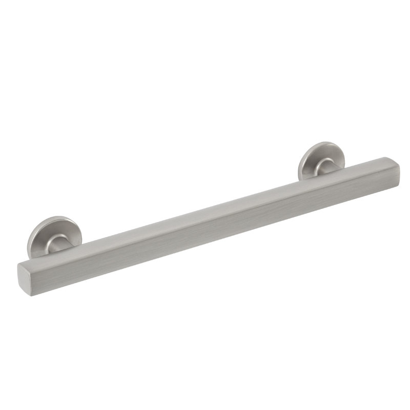 Poignée barre en nickel satiné 3 1/2 po Flynn, Nickel satiné, 3 1/2"
