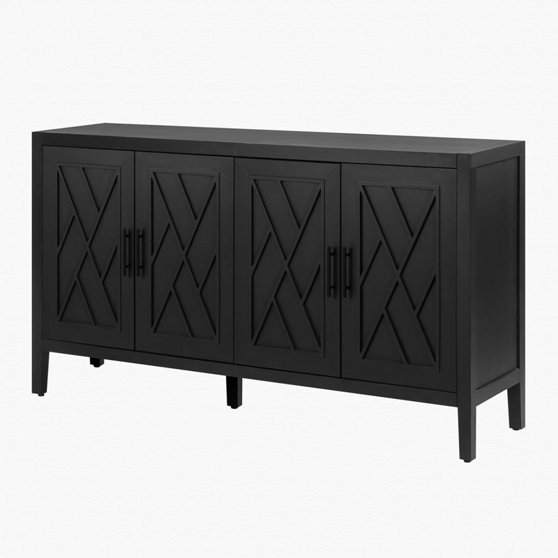 Levania Accent Cabinet, Antique Black