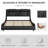 Belarmina PU Upholstered Low Profile Platform Bed with LED Light-225671483-225671480