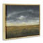 «Stormy Meadow Clouds», art mural sur toile flottant noir, design par Michael Willett-821355922-821655371