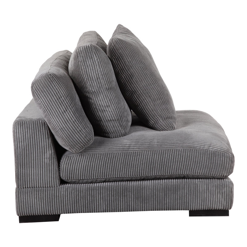 Saegan Slipper Chair, Gray