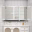 Armoire à pharmacie avec miroir 6 tablettes 72 W 36 H Highberger