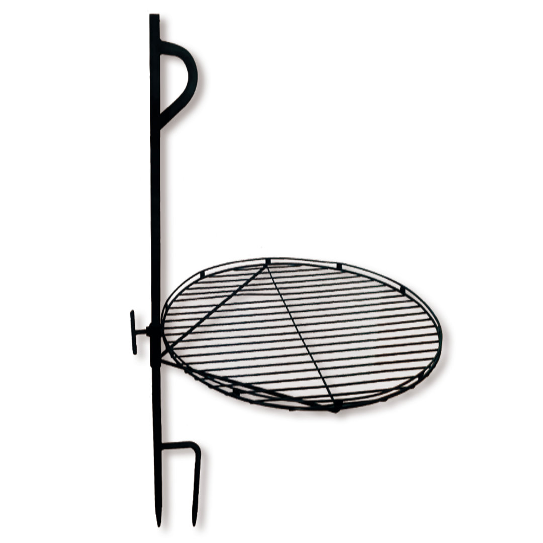 24'' Round Steel Fire Pit Tool Backyard Expressions