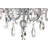 Zyyon 3-light Chrome Round Beaded Drum Chandelier With Hanging Crystals