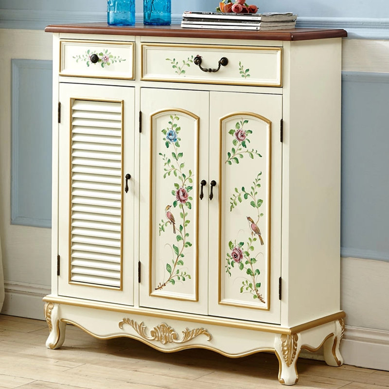 Banc de rangement beige en bois manufacturé, H 41,34 po x l 36,02 po x P 13,78 po