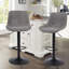 Swivel Upholstered Adjustable Height Counter Stool with Metal Frame-1871631289-1871631299